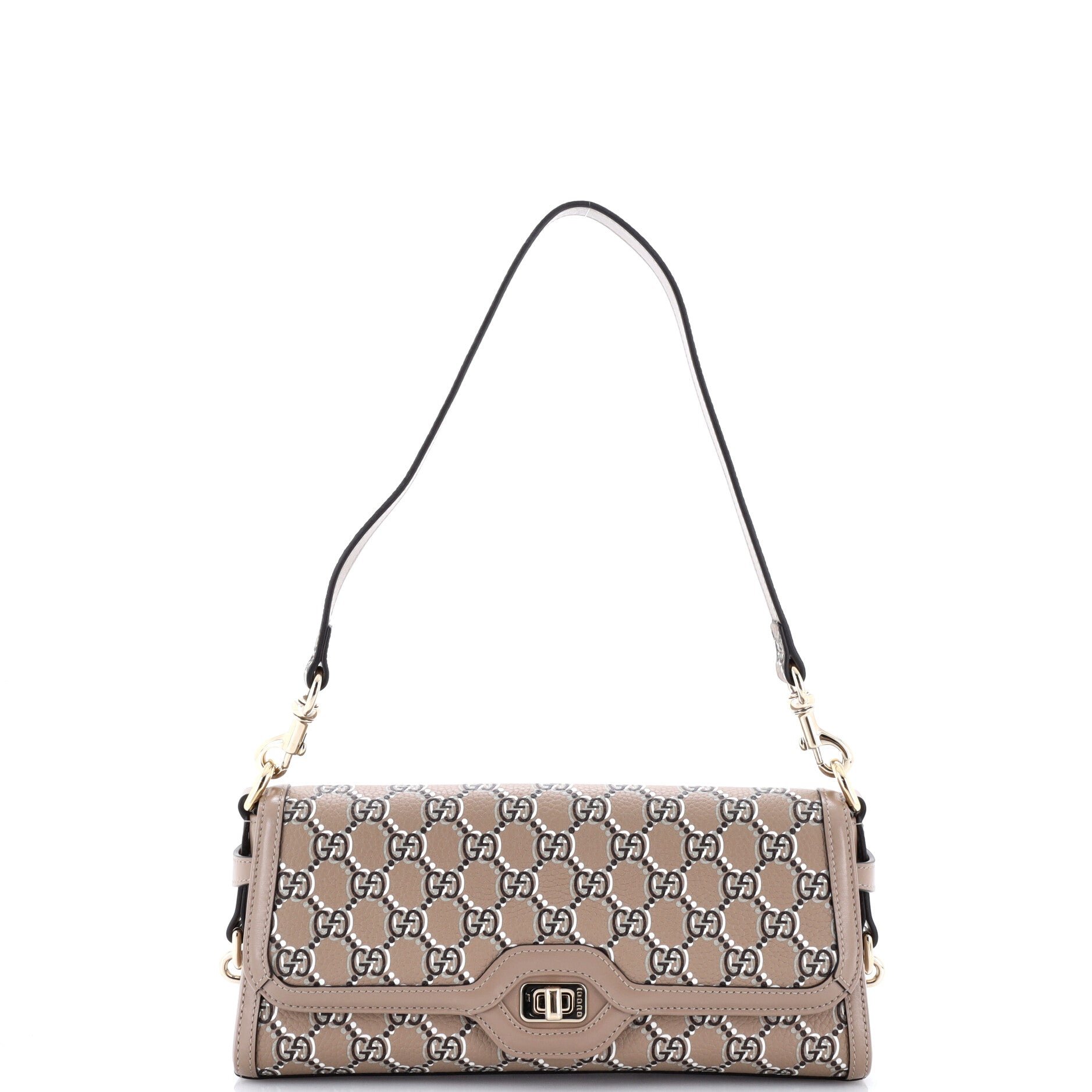 Luce Shoulder Bag Optical GG Printed Leather Small