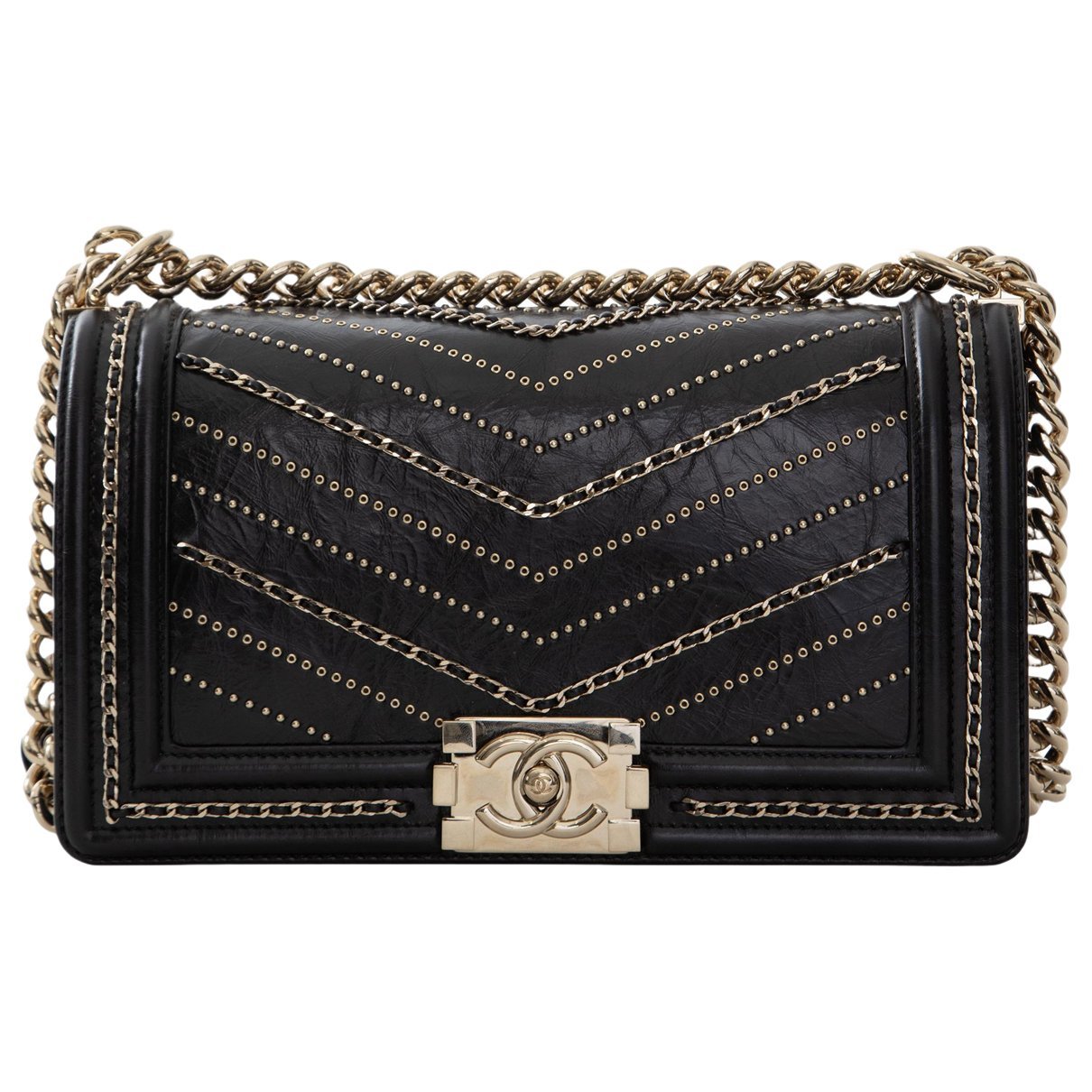 Boy leather crossbody bag