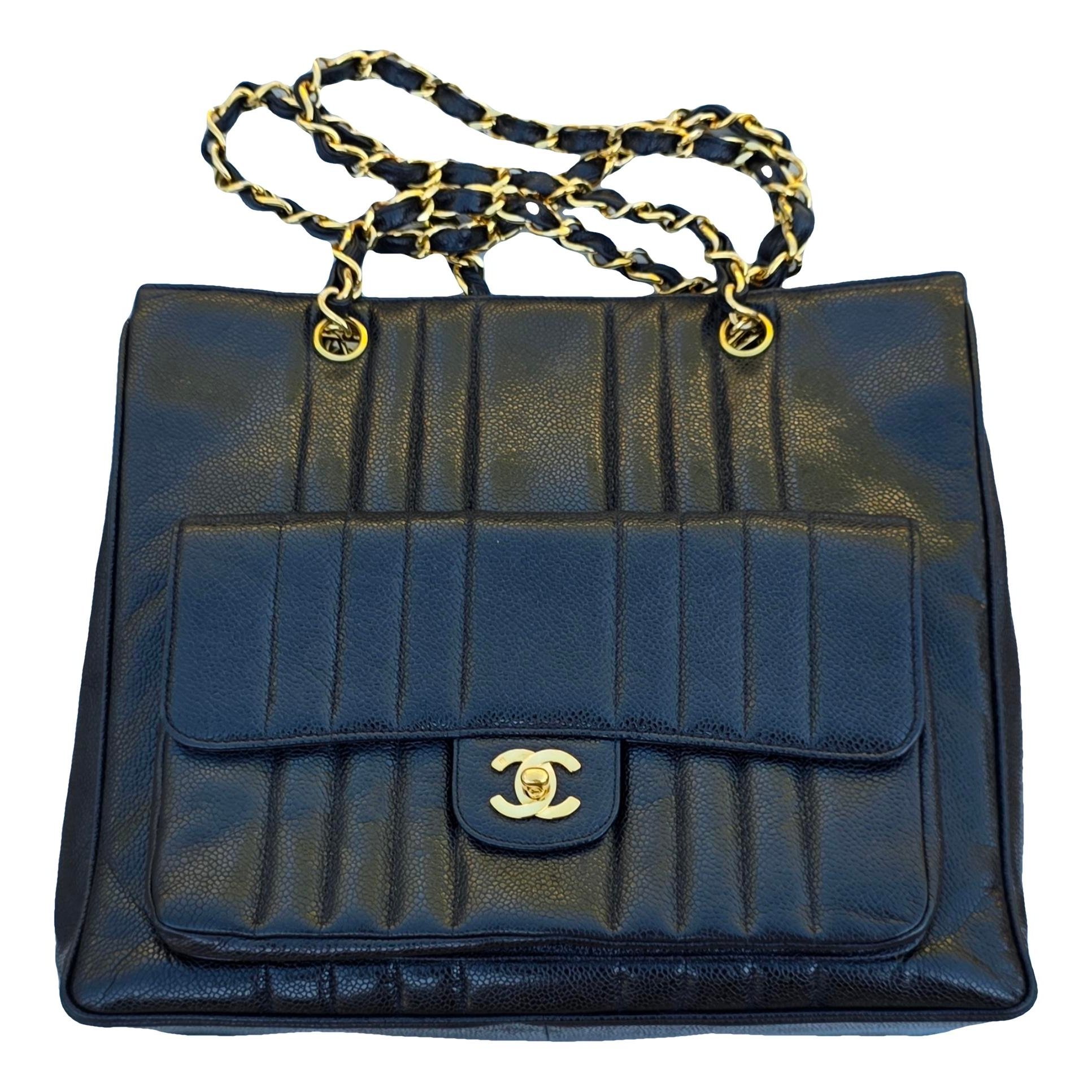Leather tote