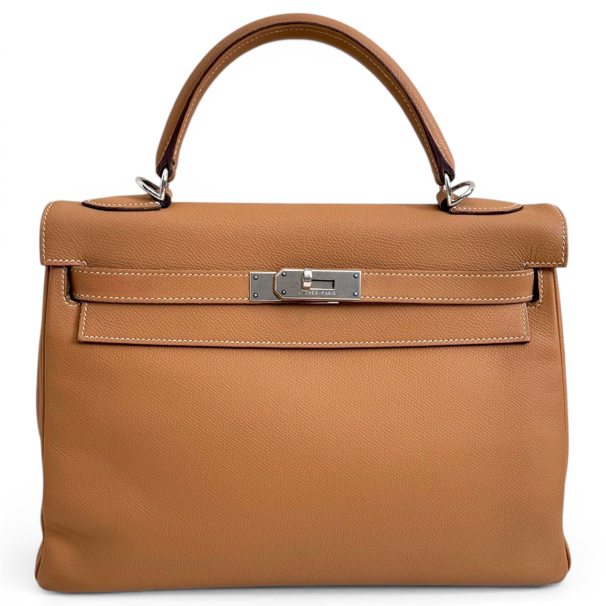 Kelly 32 leather handbag