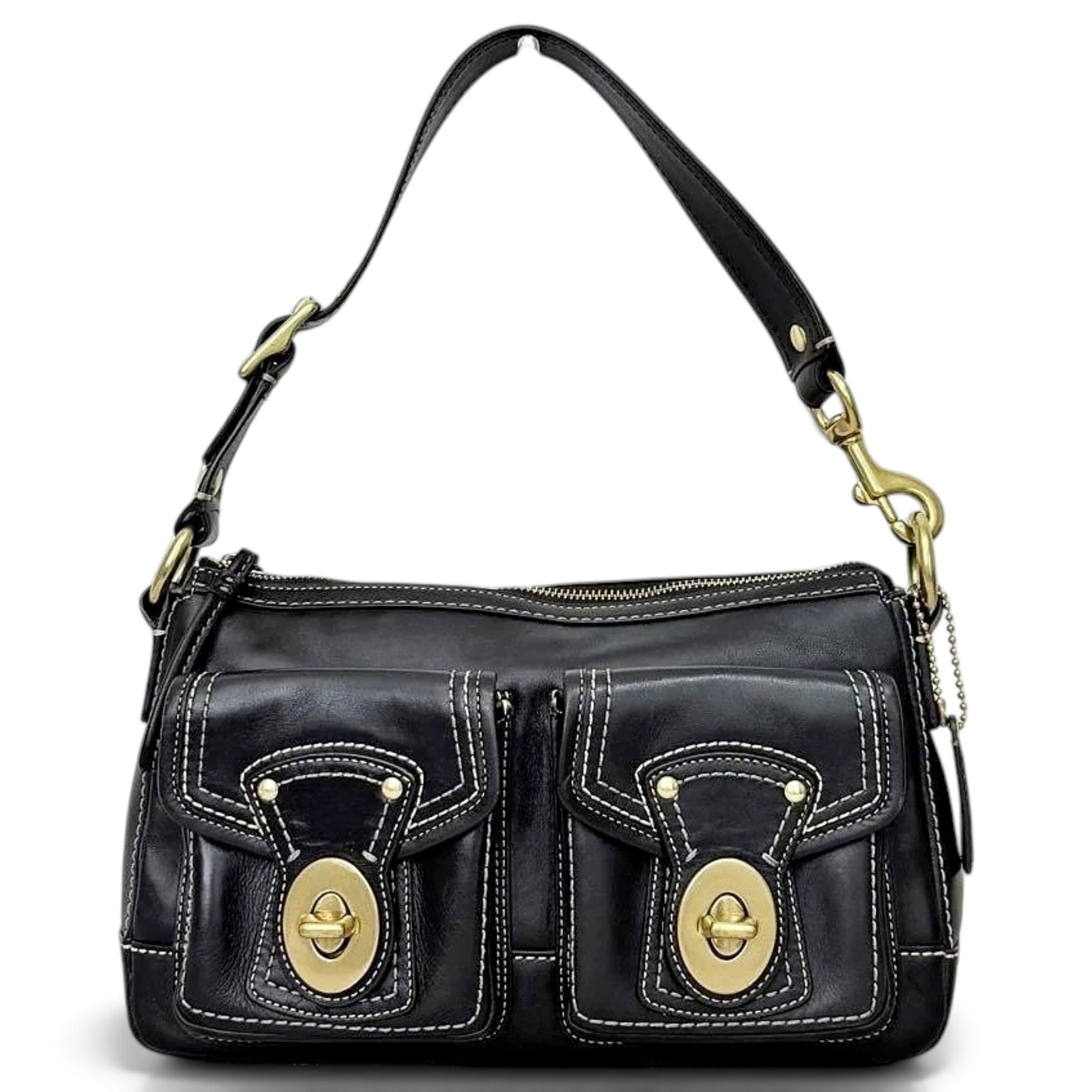 Leather handbag