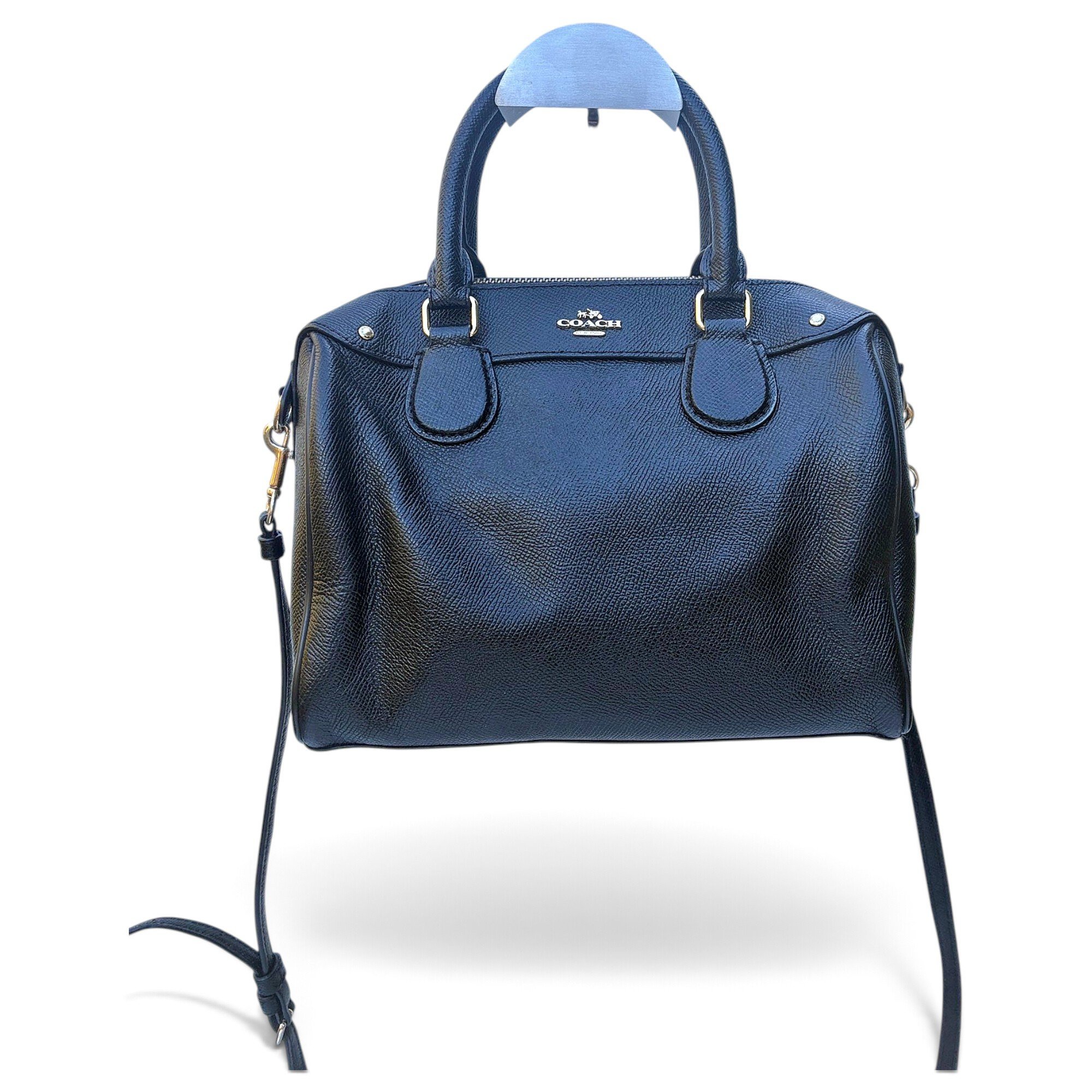 Coach Crossgrain Kitt Carry All leather crossbody bag