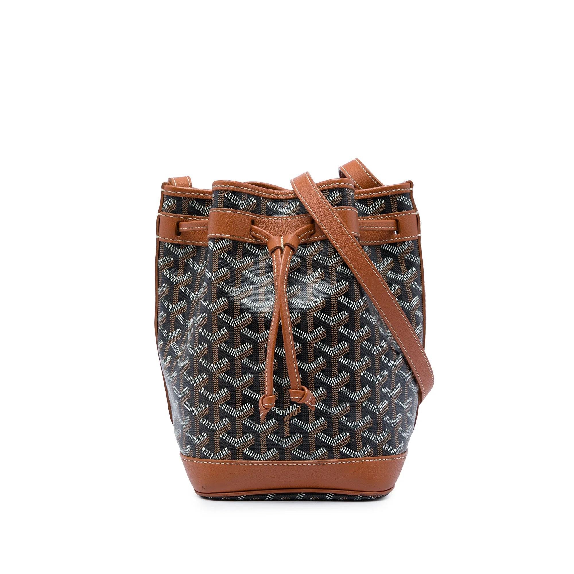 Minaudiere Goyardine cloth handbag