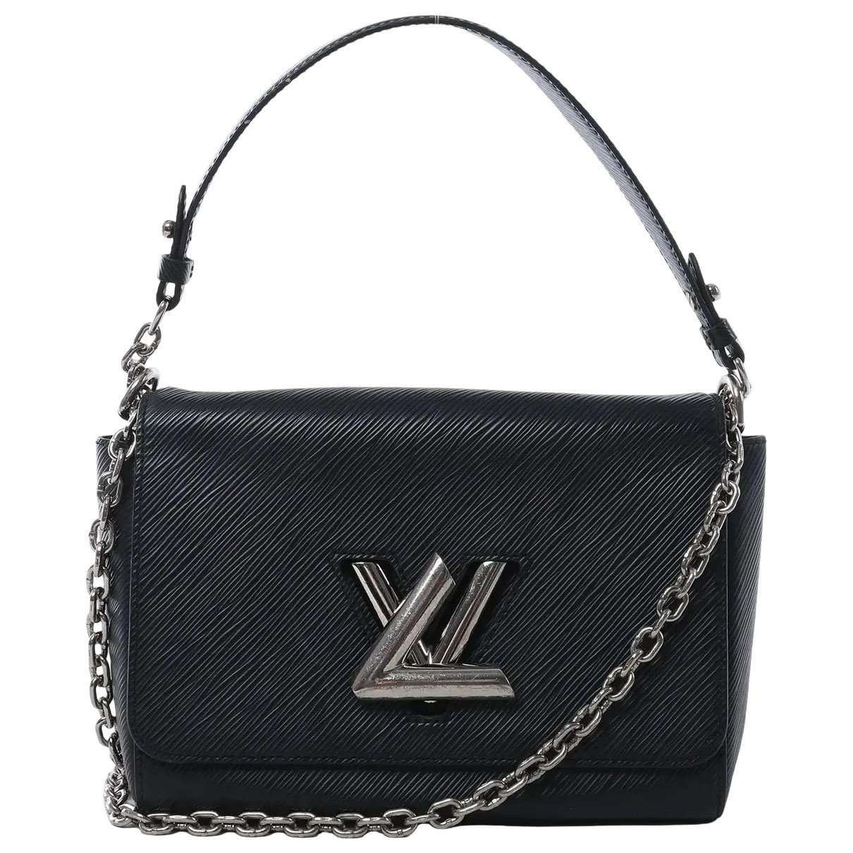 Twist leather handbag