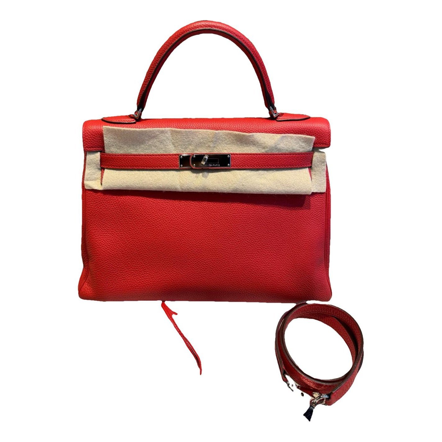 Kelly 32 leather handbag