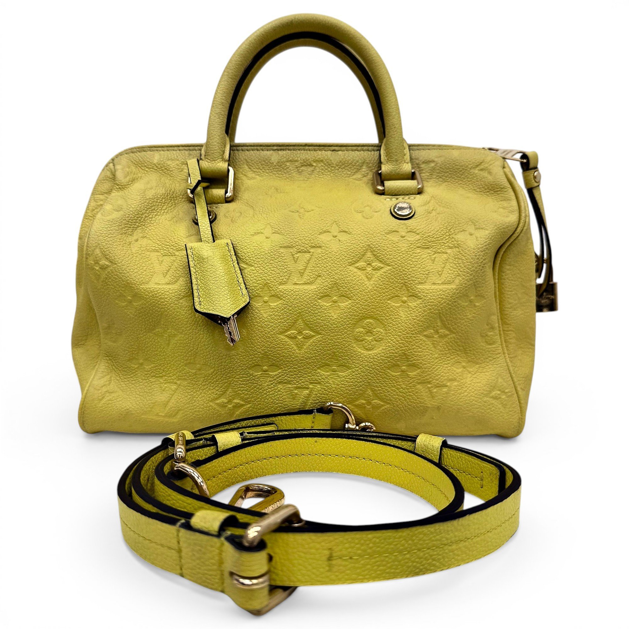 Louis Vuitton Nano Speedy / Mini HL leather handbag