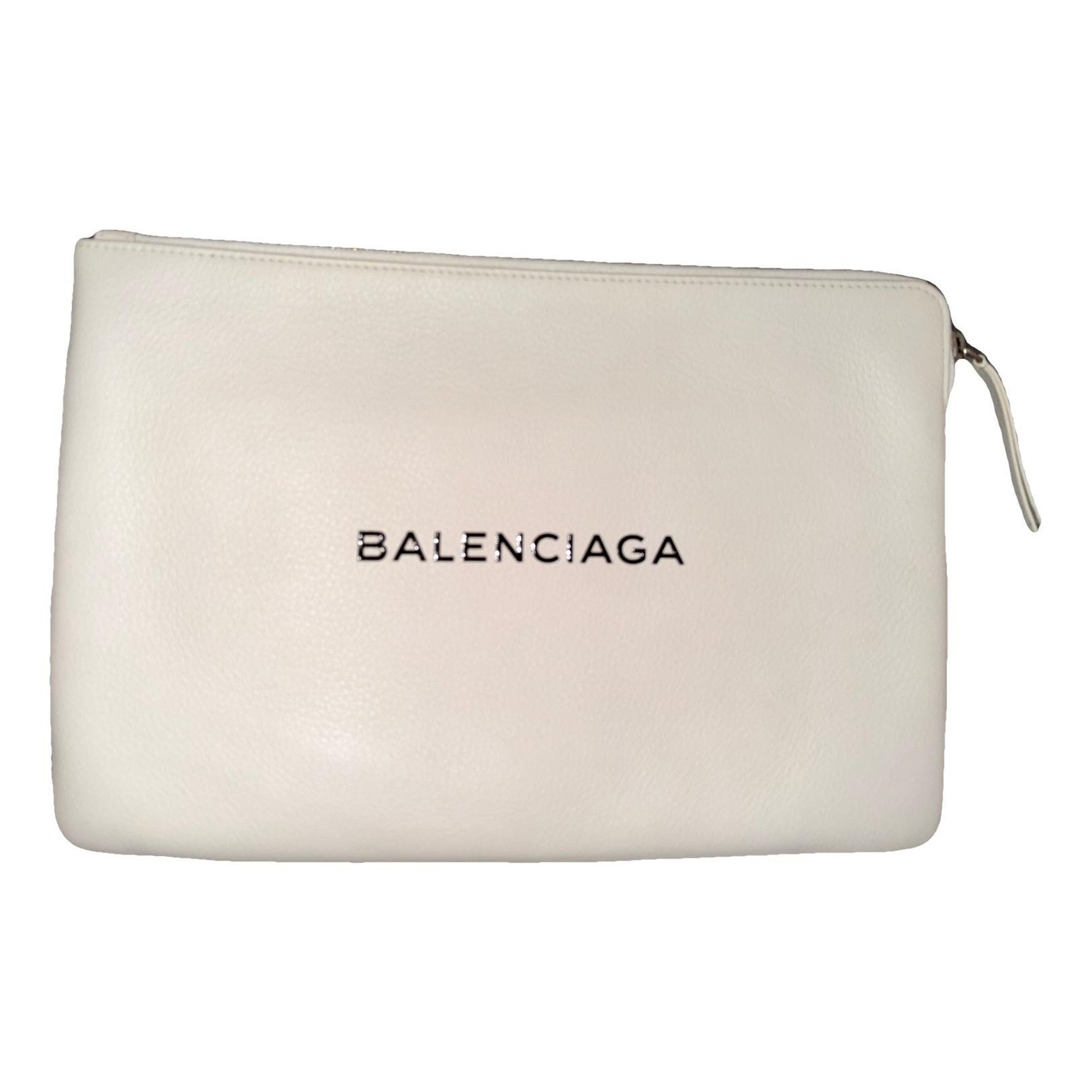 Everyday leather clutch bag