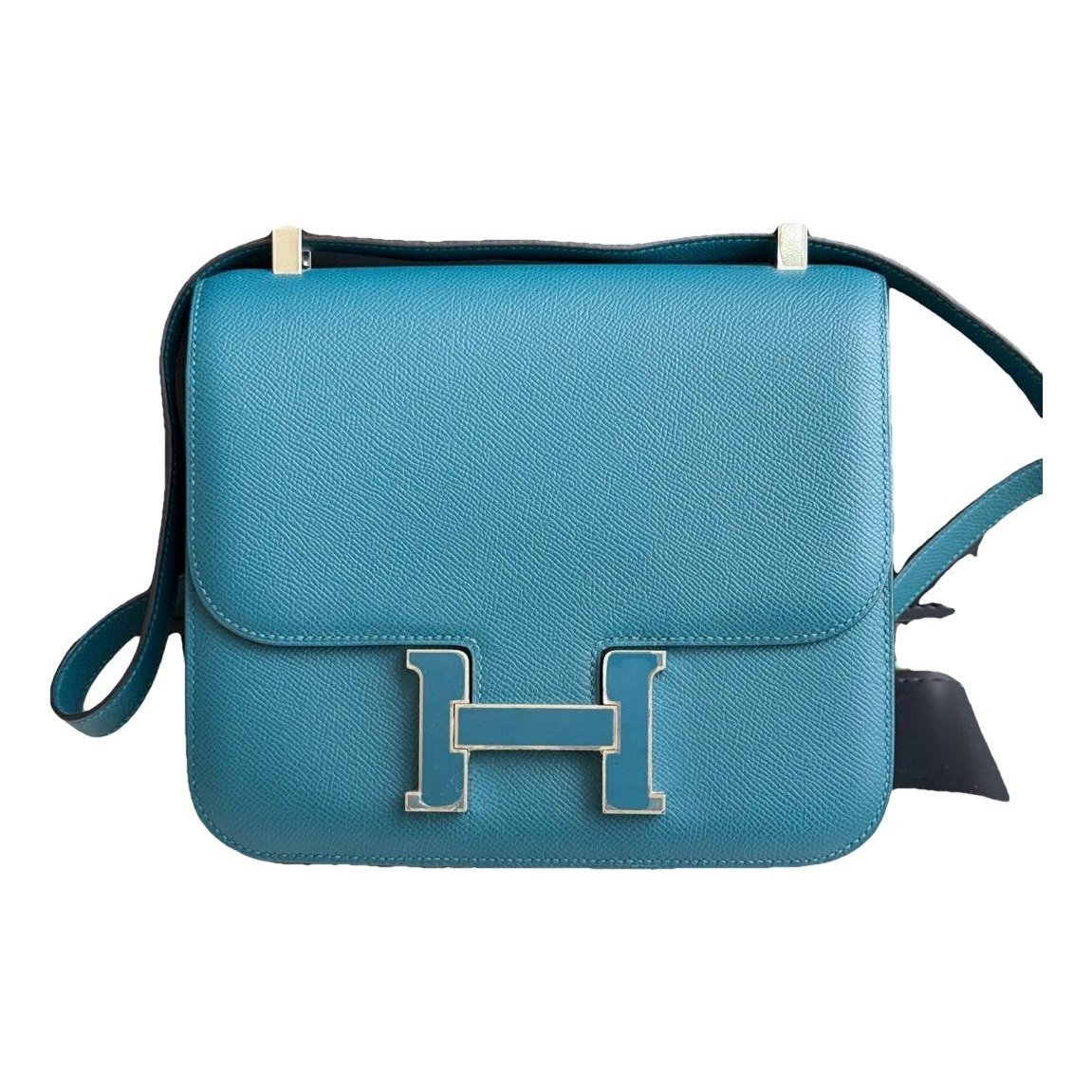 Hermes Constance 24 Handbag Vert Bosphore