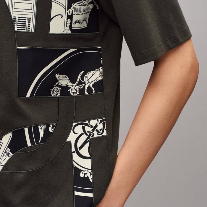 Kaki "Ex-libris" T-shirt