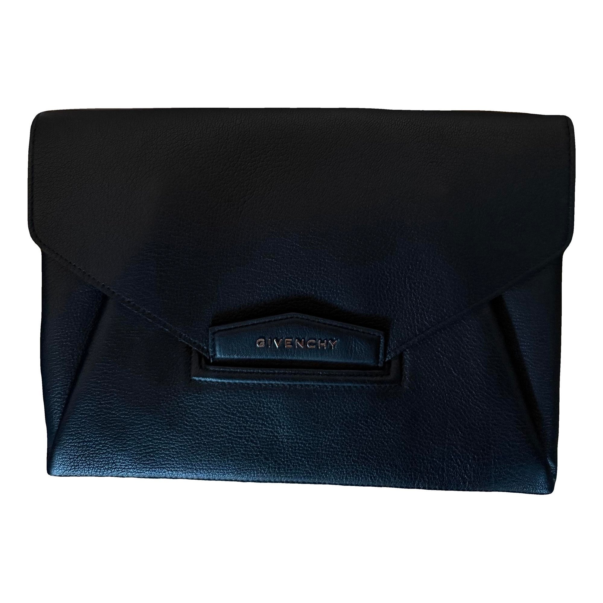 Antigona leather clutch bag