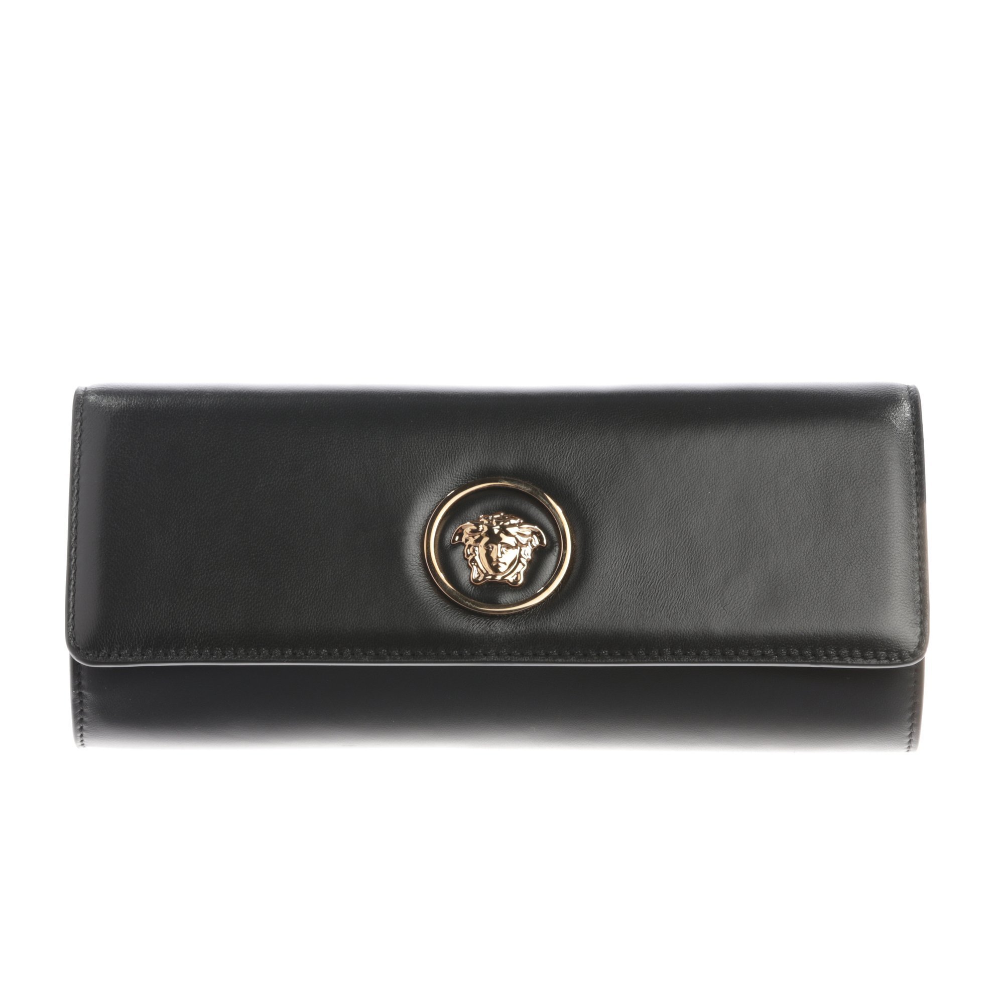 Leather clutch bag