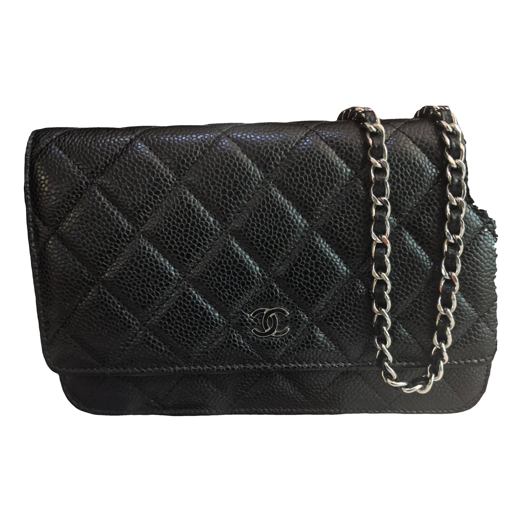 Wallet On Chain Timeless/Classique leather crossbody bag