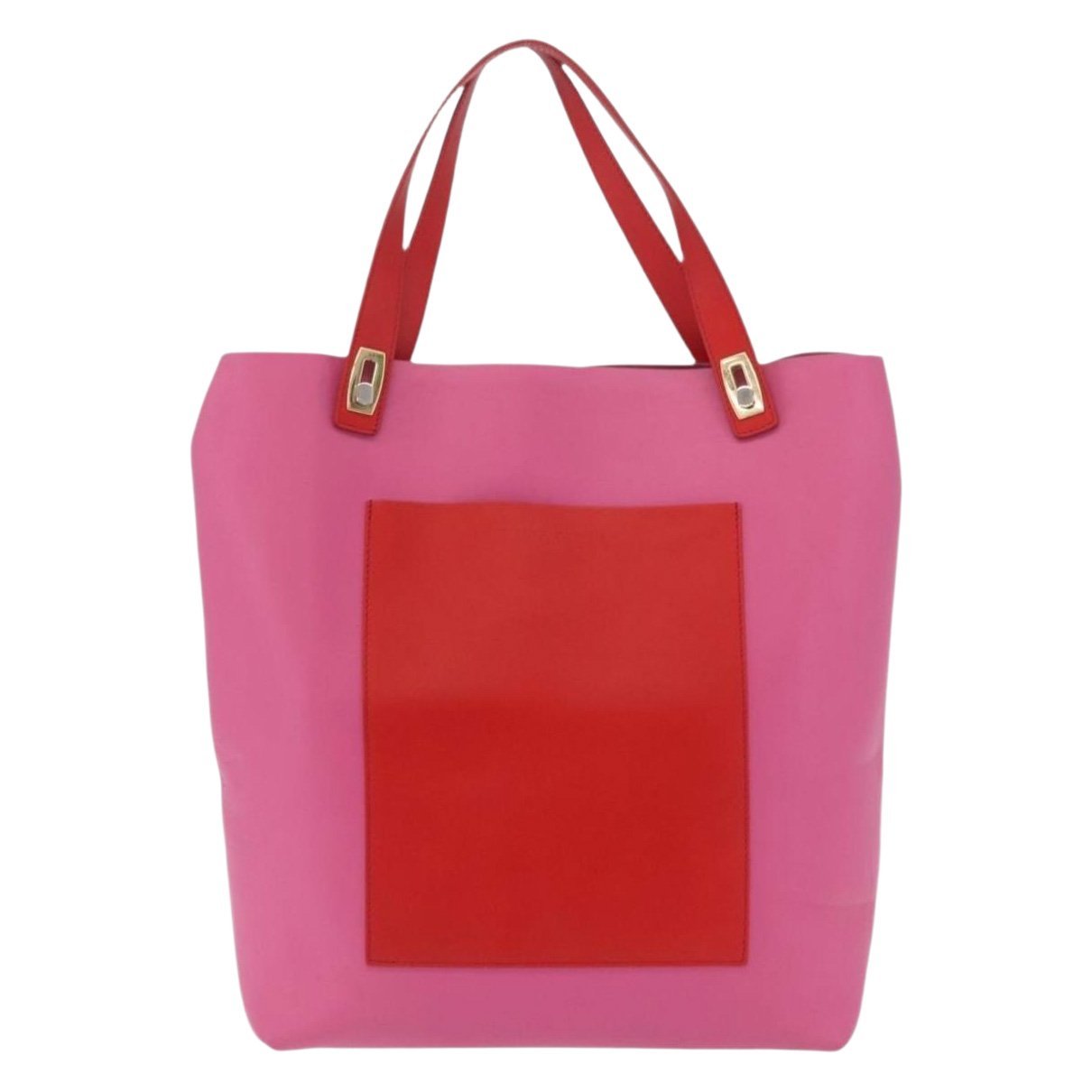 Leather tote