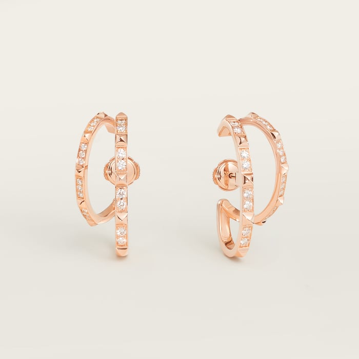 Sans Coloris Hermès Clou d'H Dangle Earrings, Large Model
