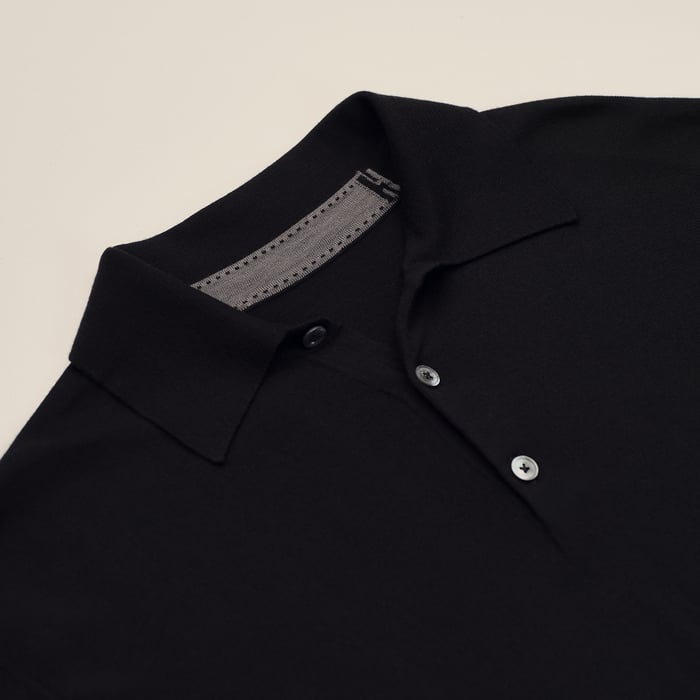 Noir "Detail H" Polo Shirt