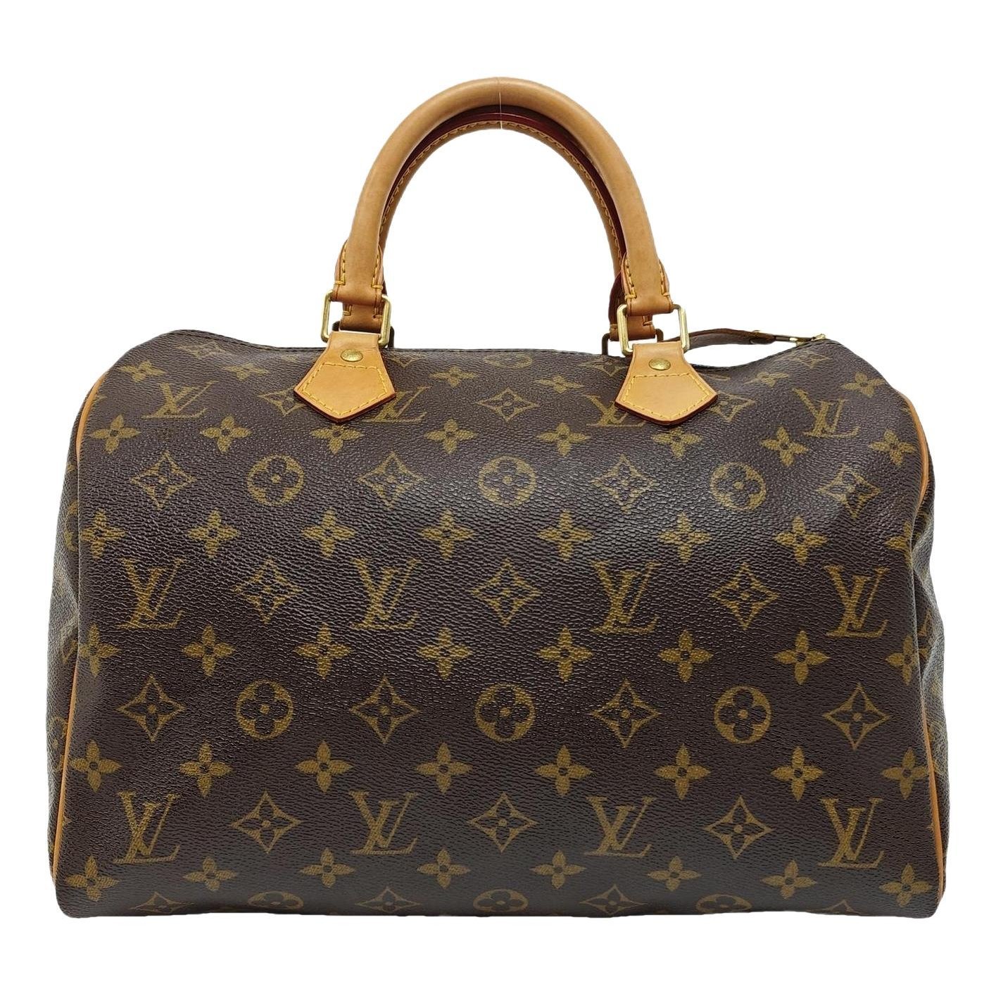 Nano Speedy / Mini HL leather handbag