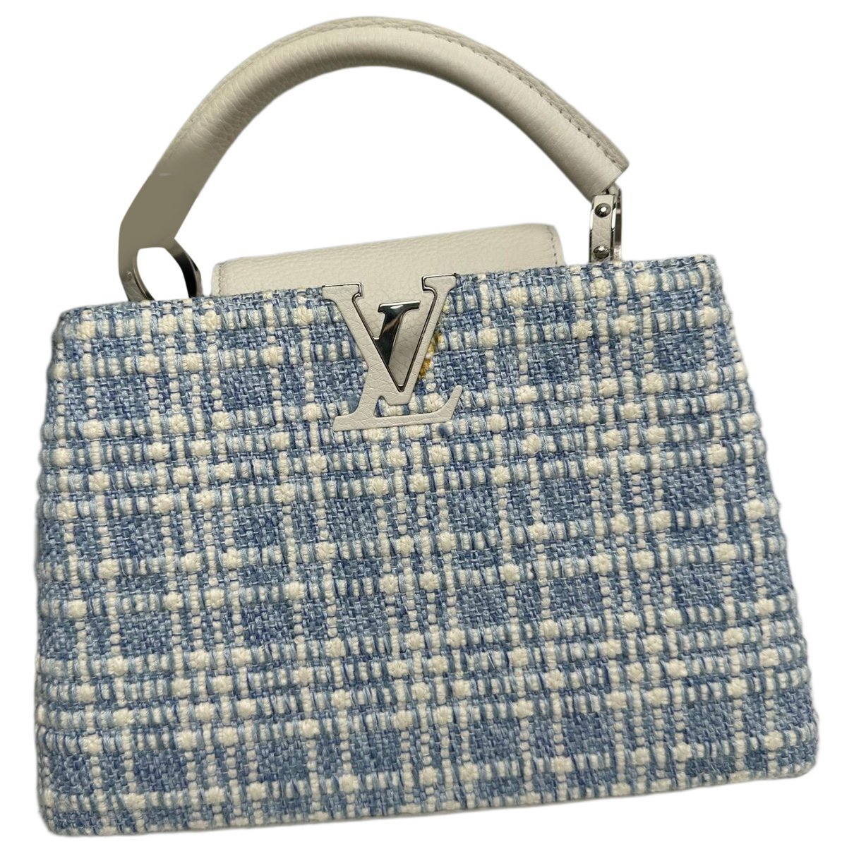 Capucines tweed handbag