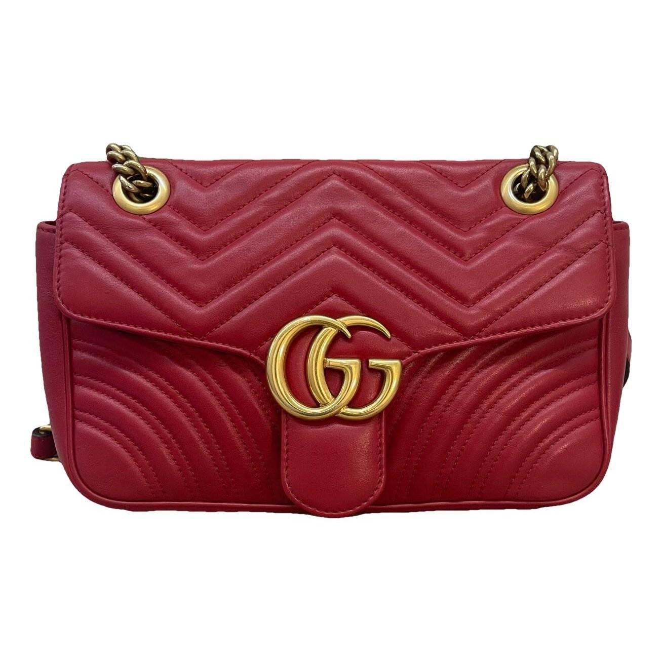 GG Marmont Flap leather crossbody bag