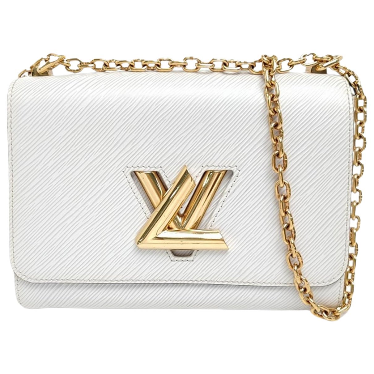 Twist leather crossbody bag