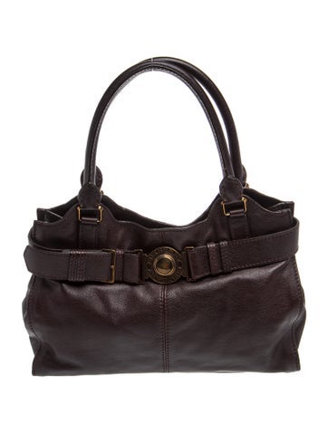 Leather Top Handle Bag