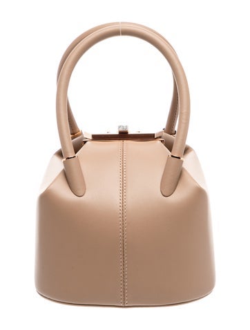 Leather Top Handle Bag