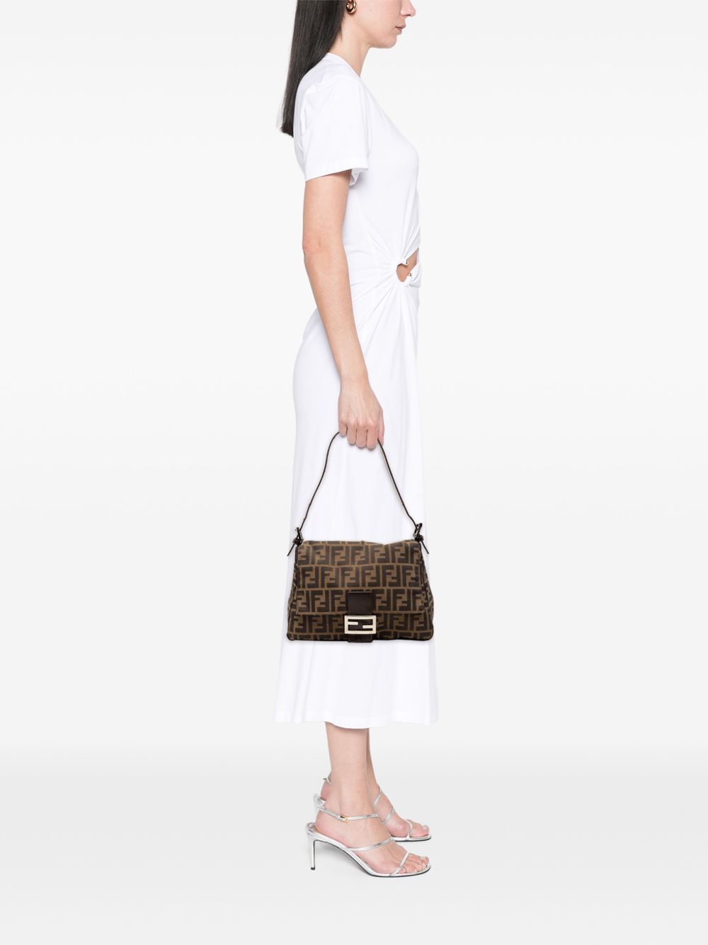 2000-2010 Zucca Canvas Mamma Forever shoulder bag