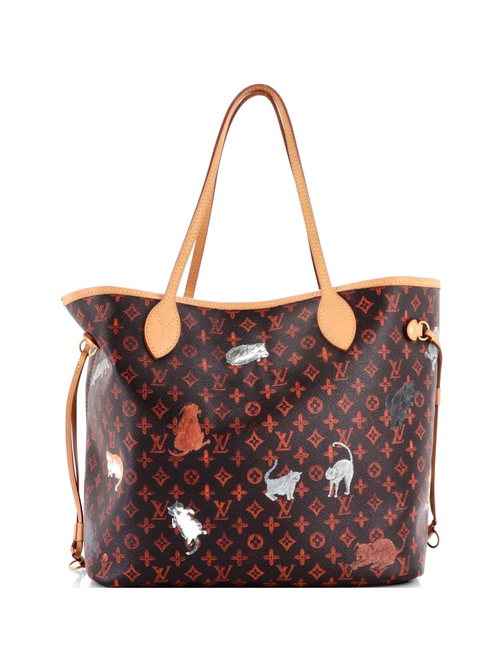 Neverfull NM Limited Edition Grace Coddington Catogram Canvas MM tote bag