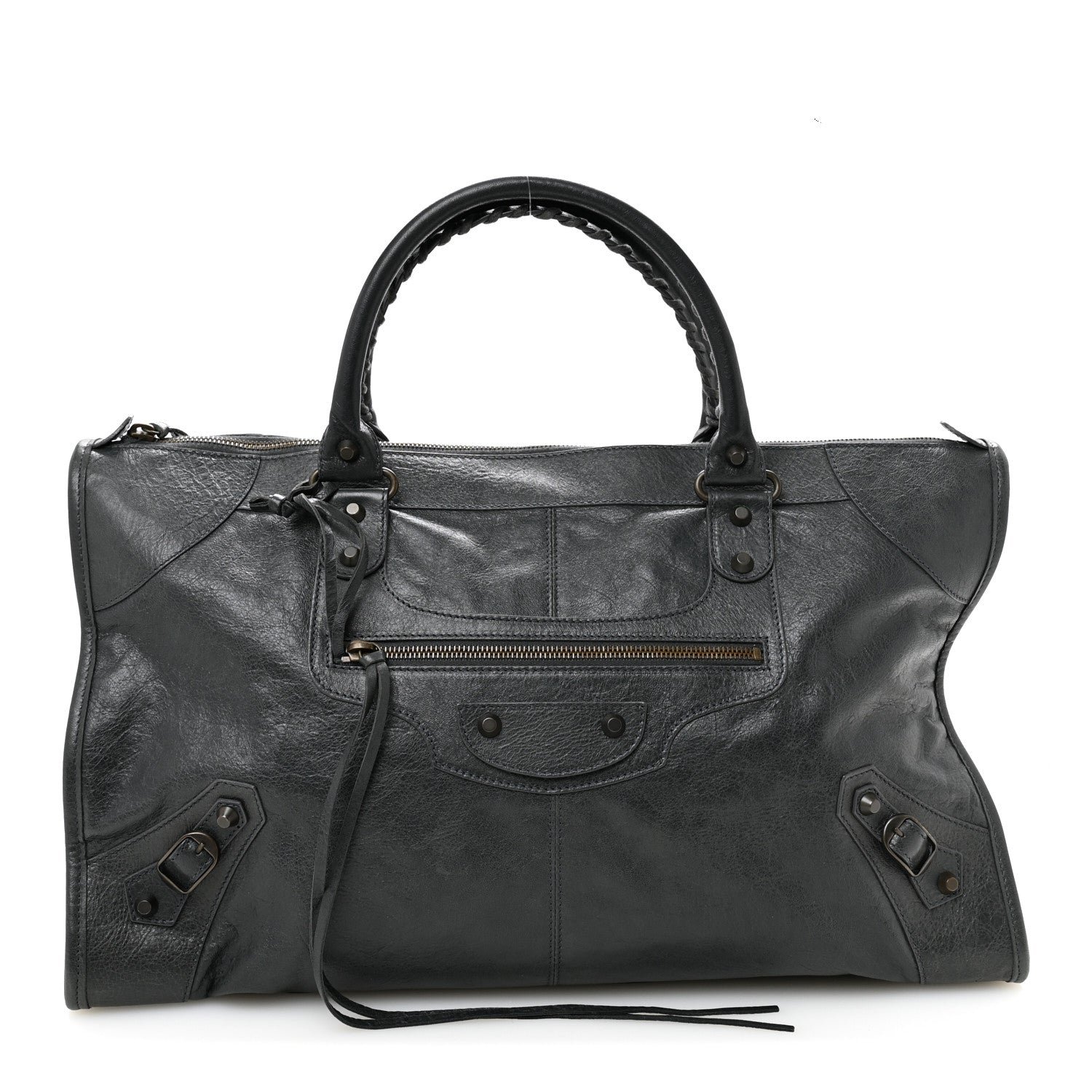 Balenciaga Balenciaga Agneau Classic Hardware Work Anthracite