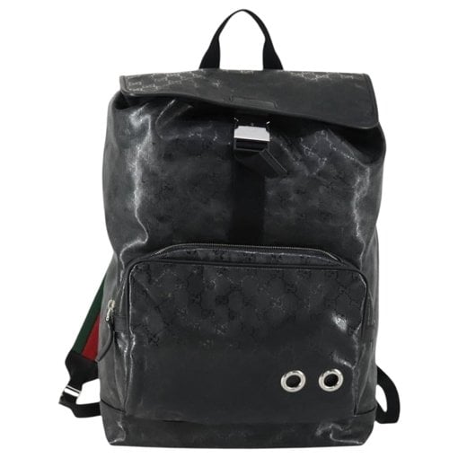 Leather backpack