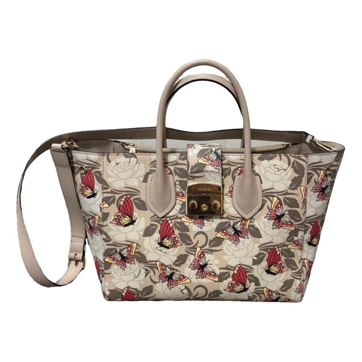 Metropolis leather tote