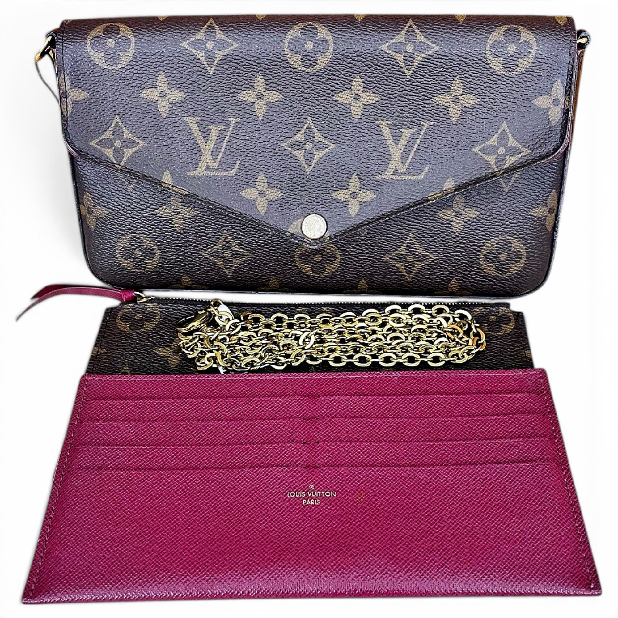 Félicie leather crossbody bag