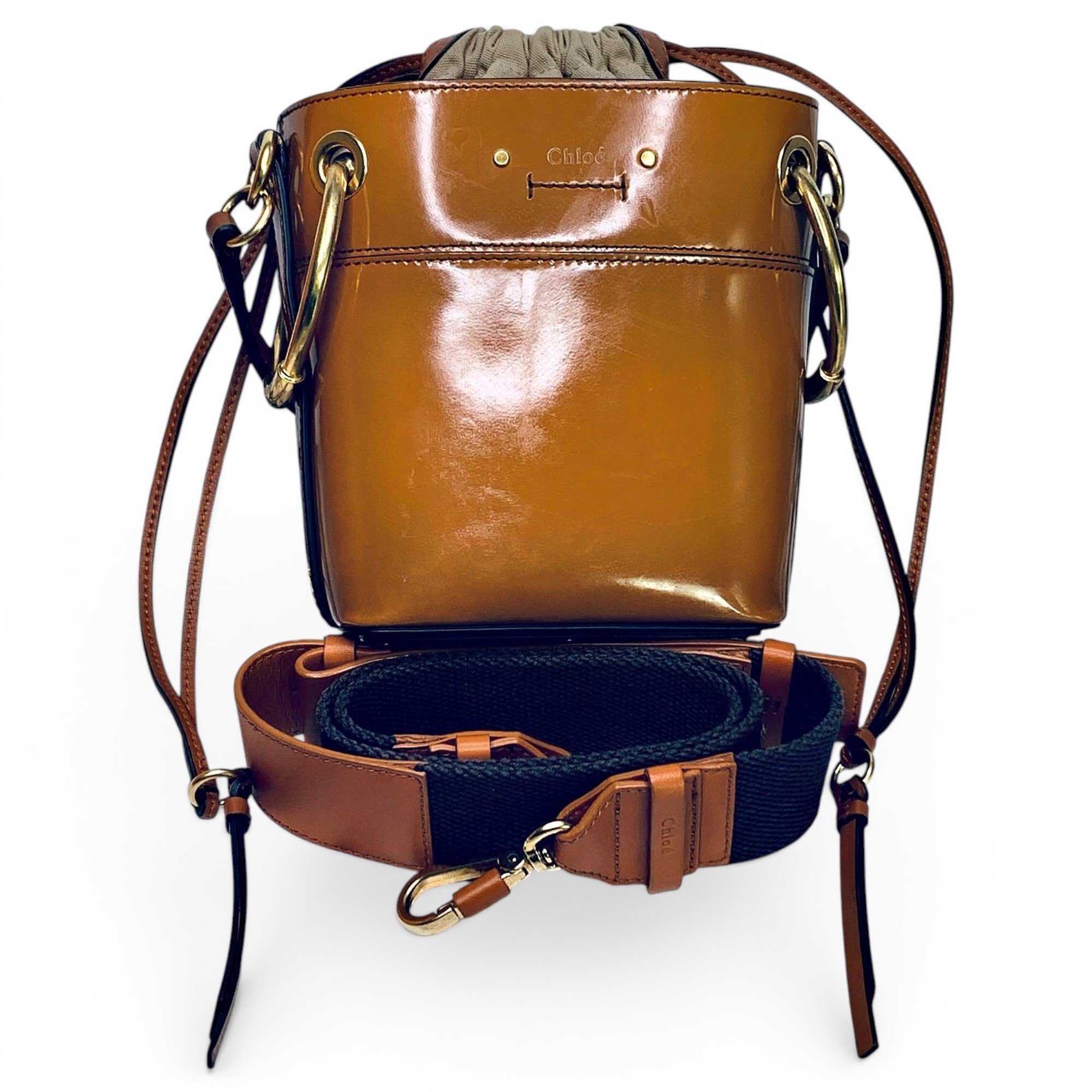 Leather handbag