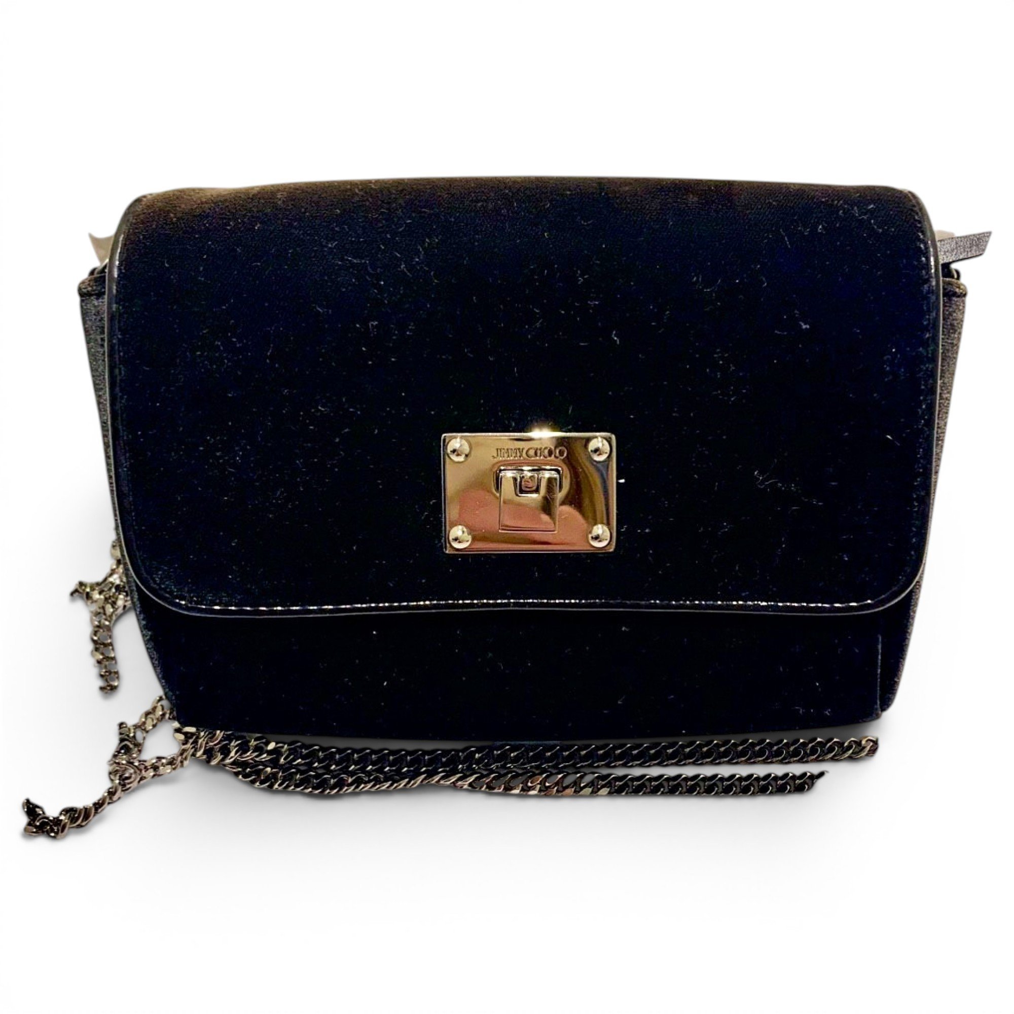 Velvet handbag
