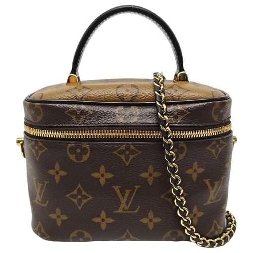 Vanity leather handbag