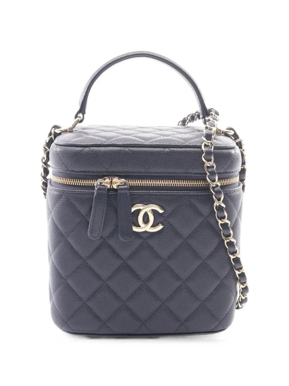 2021-2022 Matelassé Caviar leather vanity bag