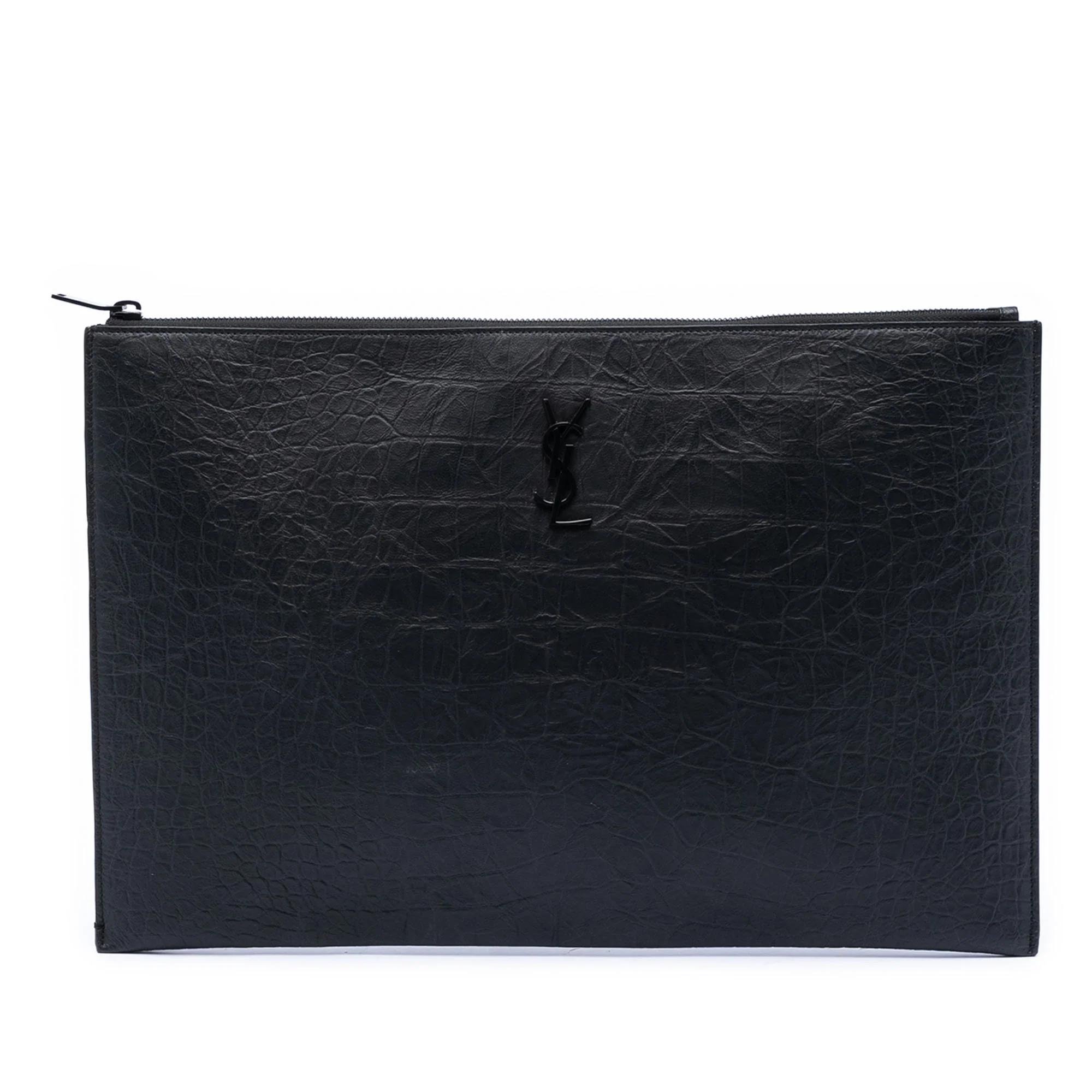 Portefeuille enveloppe leather handbag