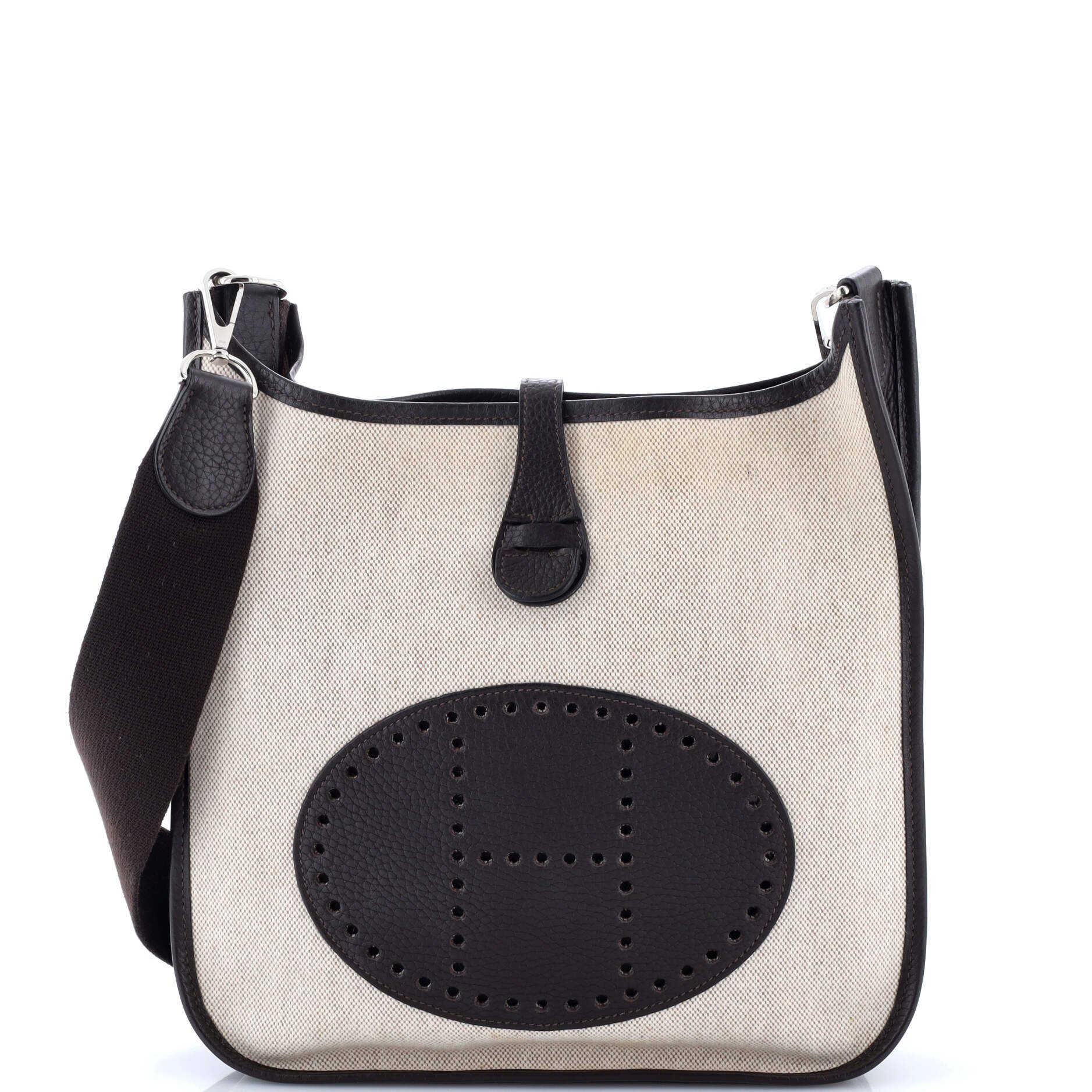 Hermes Evelyne Bag Gen II Toile and Leather PM