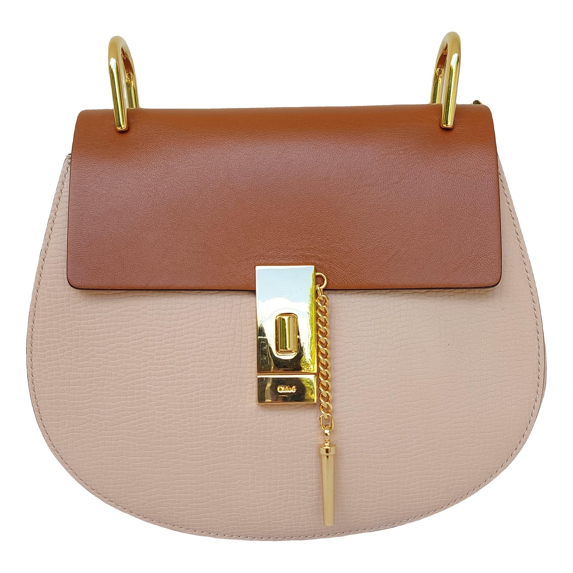 Drew leather handbag
