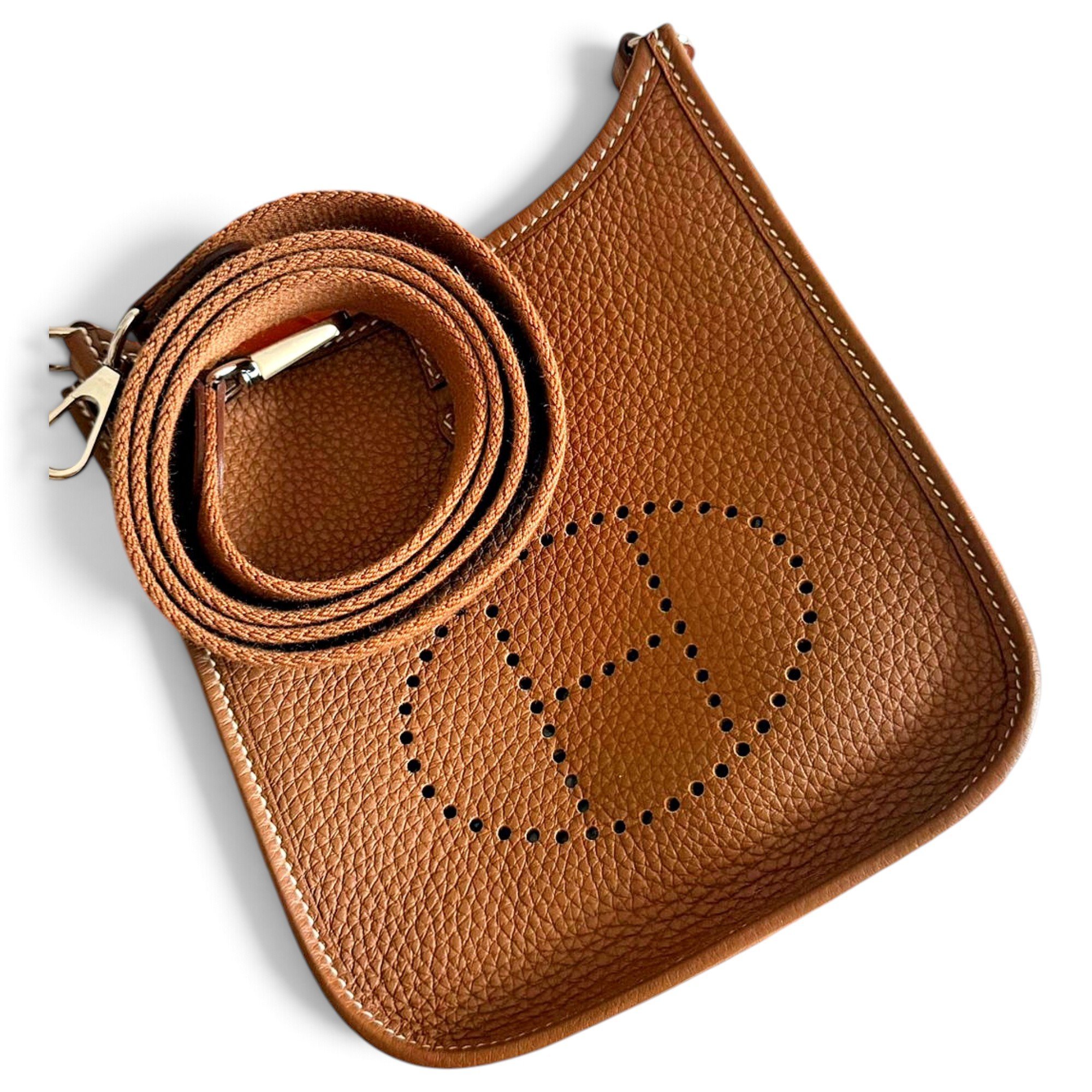 Evelyne leather crossbody bag