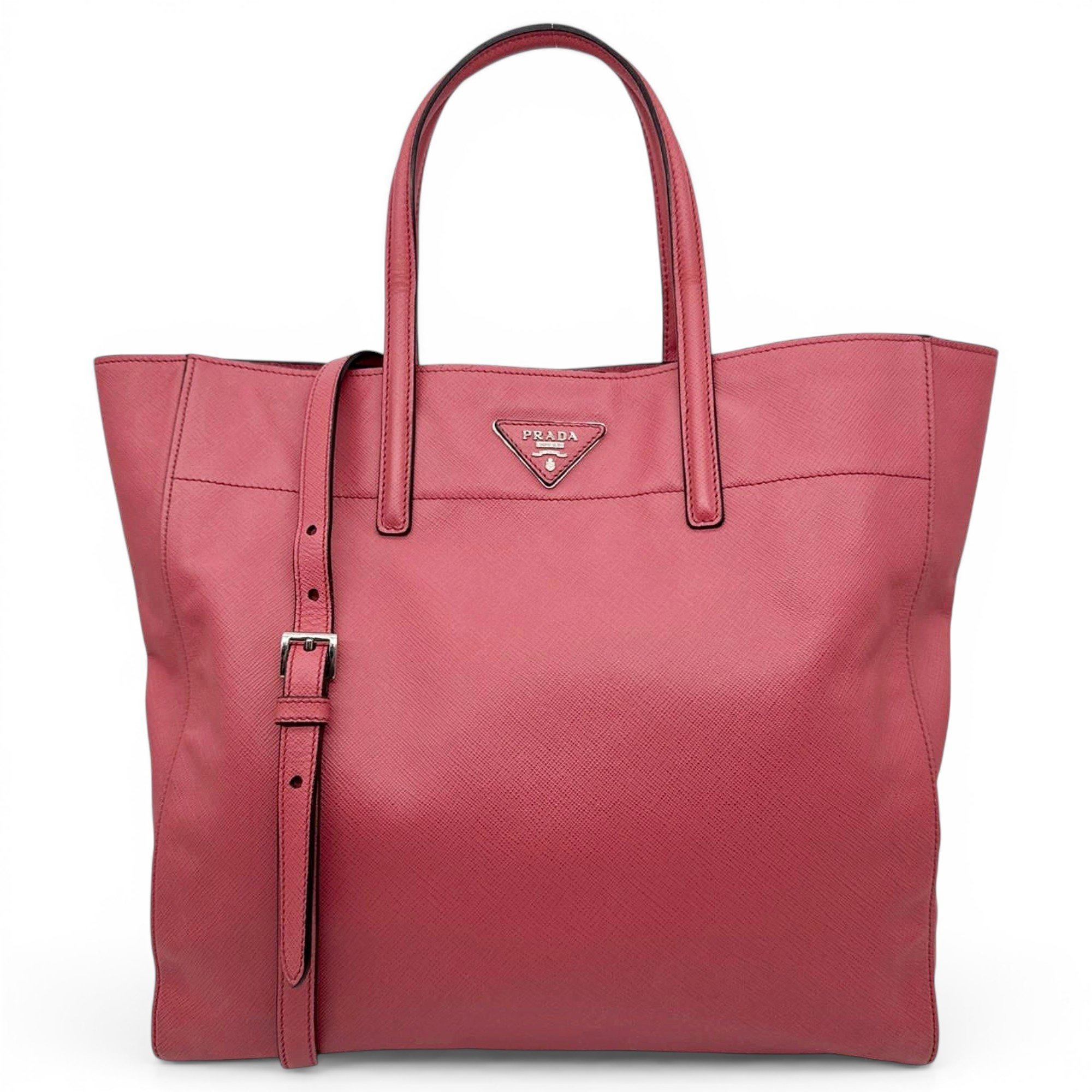 Leather tote