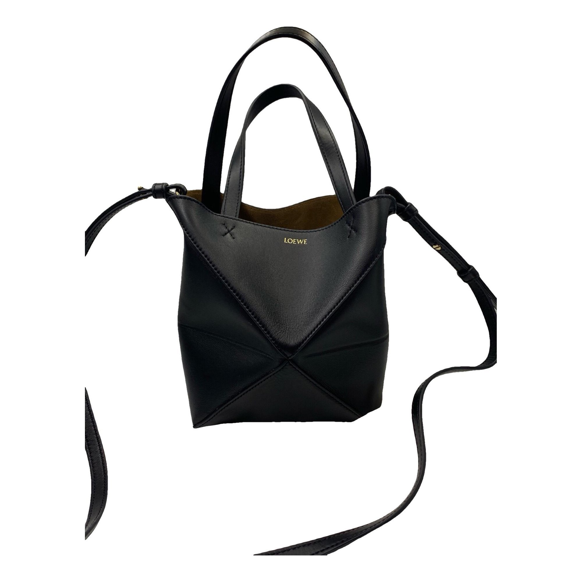 Puzzle Fold leather handbag