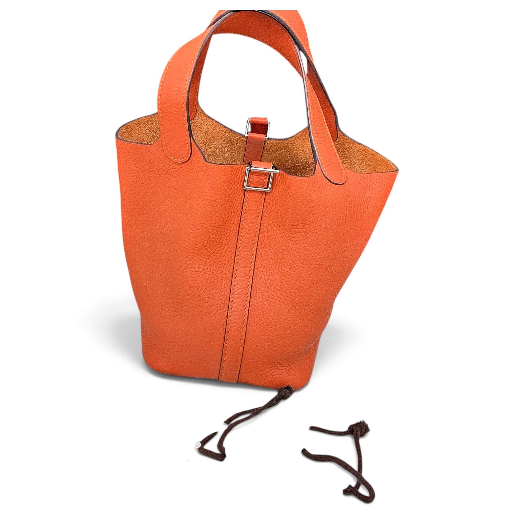 Picotin leather handbag