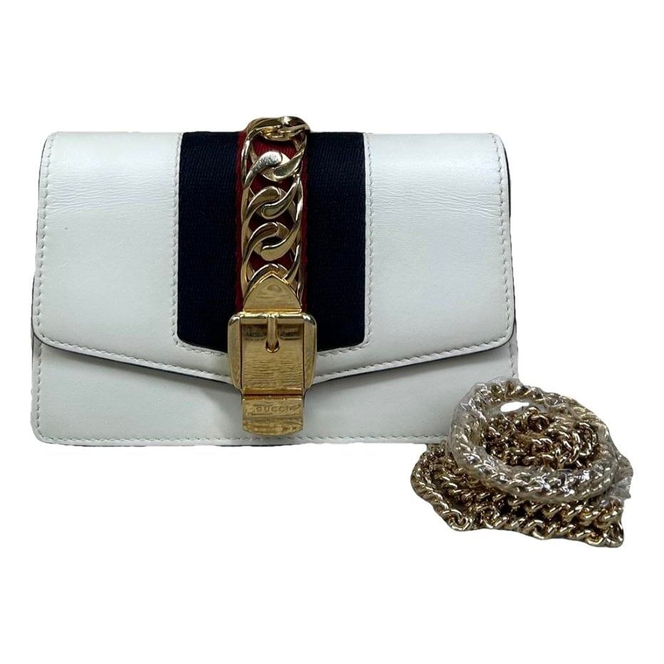 Sylvie Chain leather crossbody bag