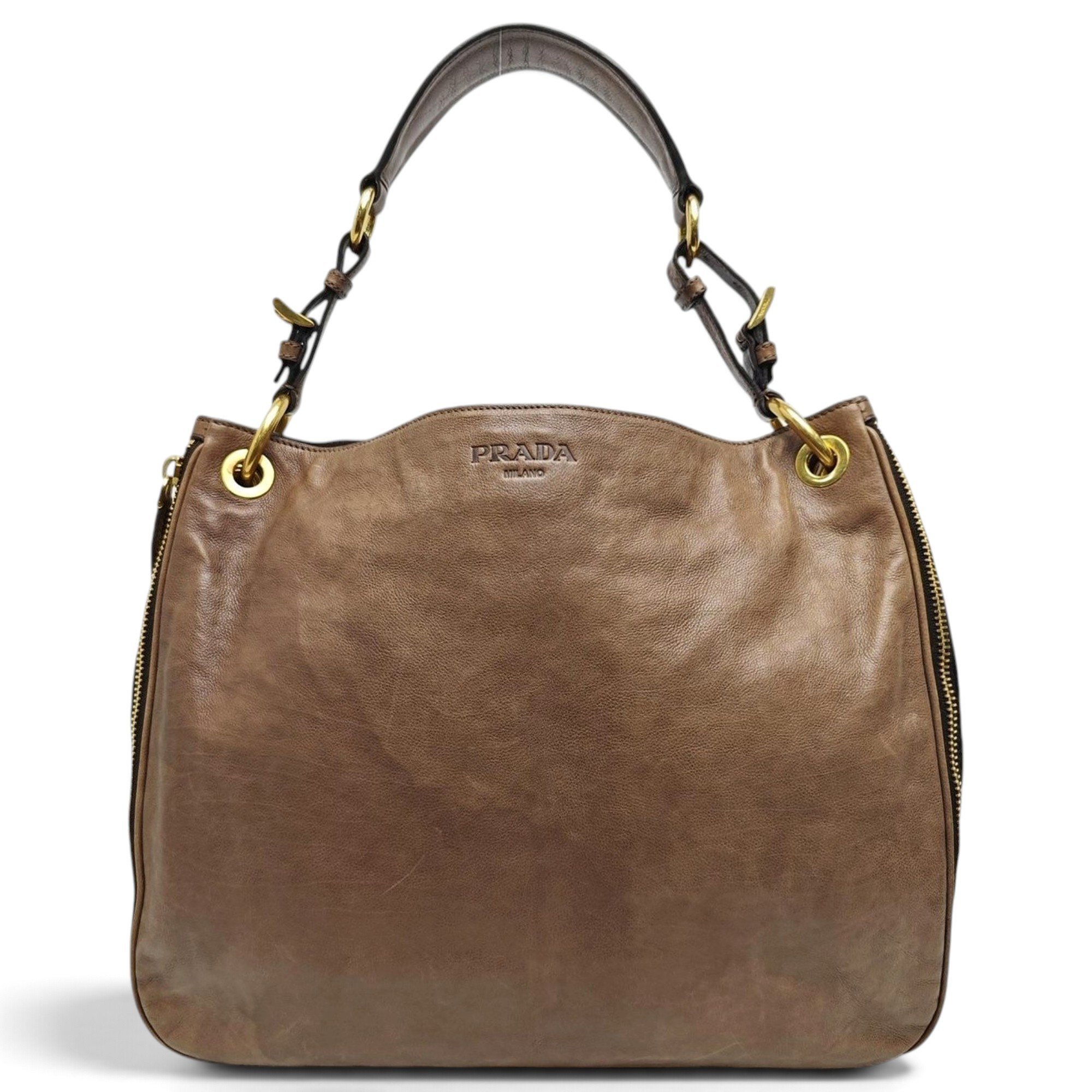 Leather handbag