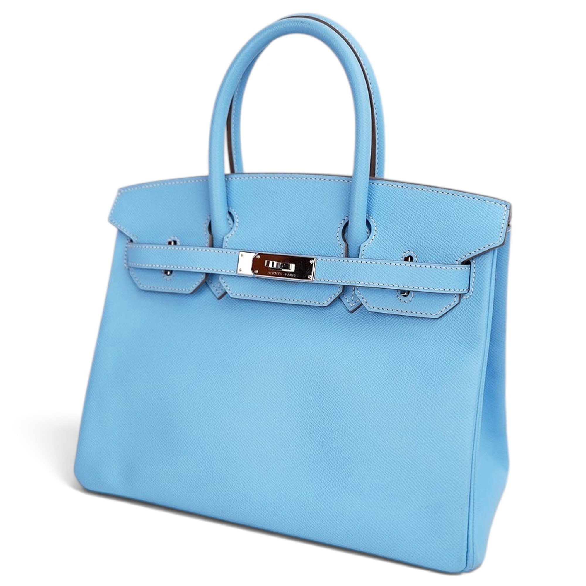 Hermes Birkin 30 Handbag Celeste Epsom Leather