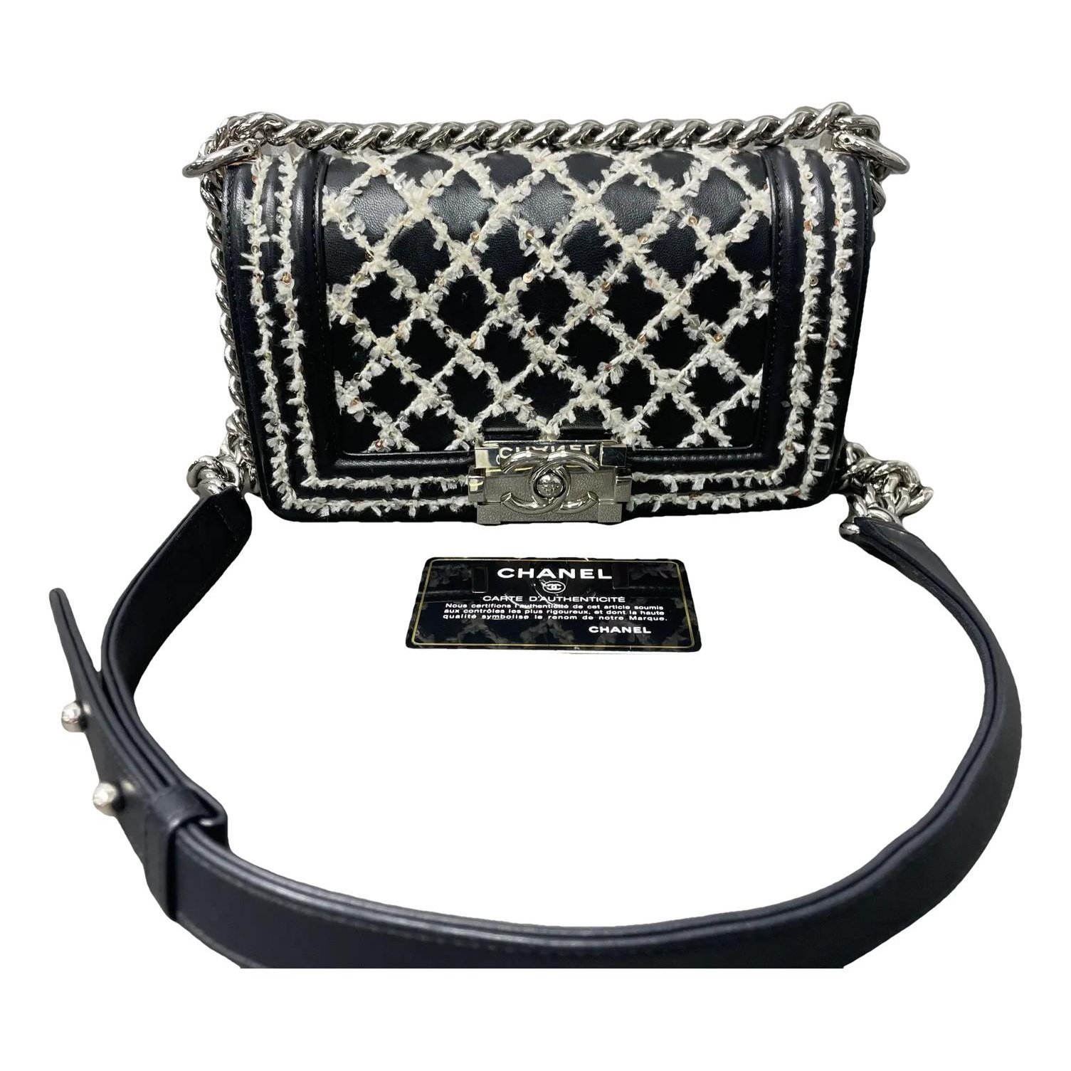 Boy leather crossbody bag