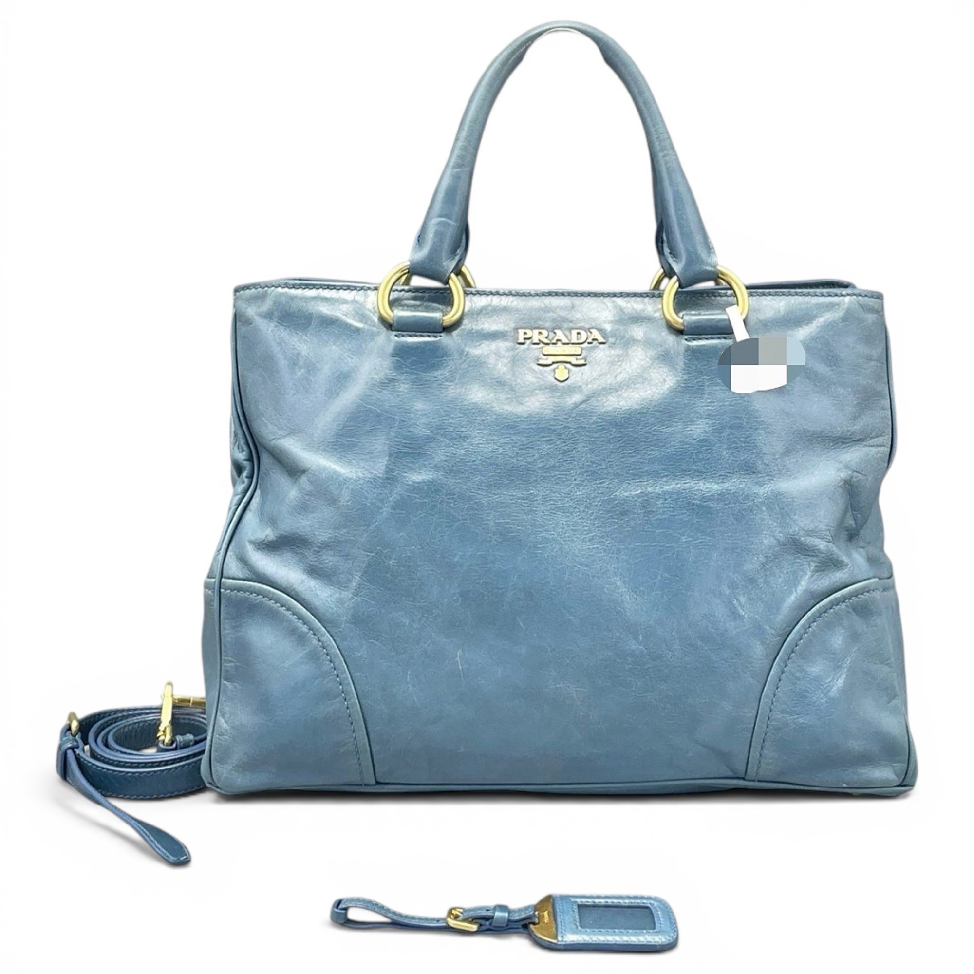 Leather handbag