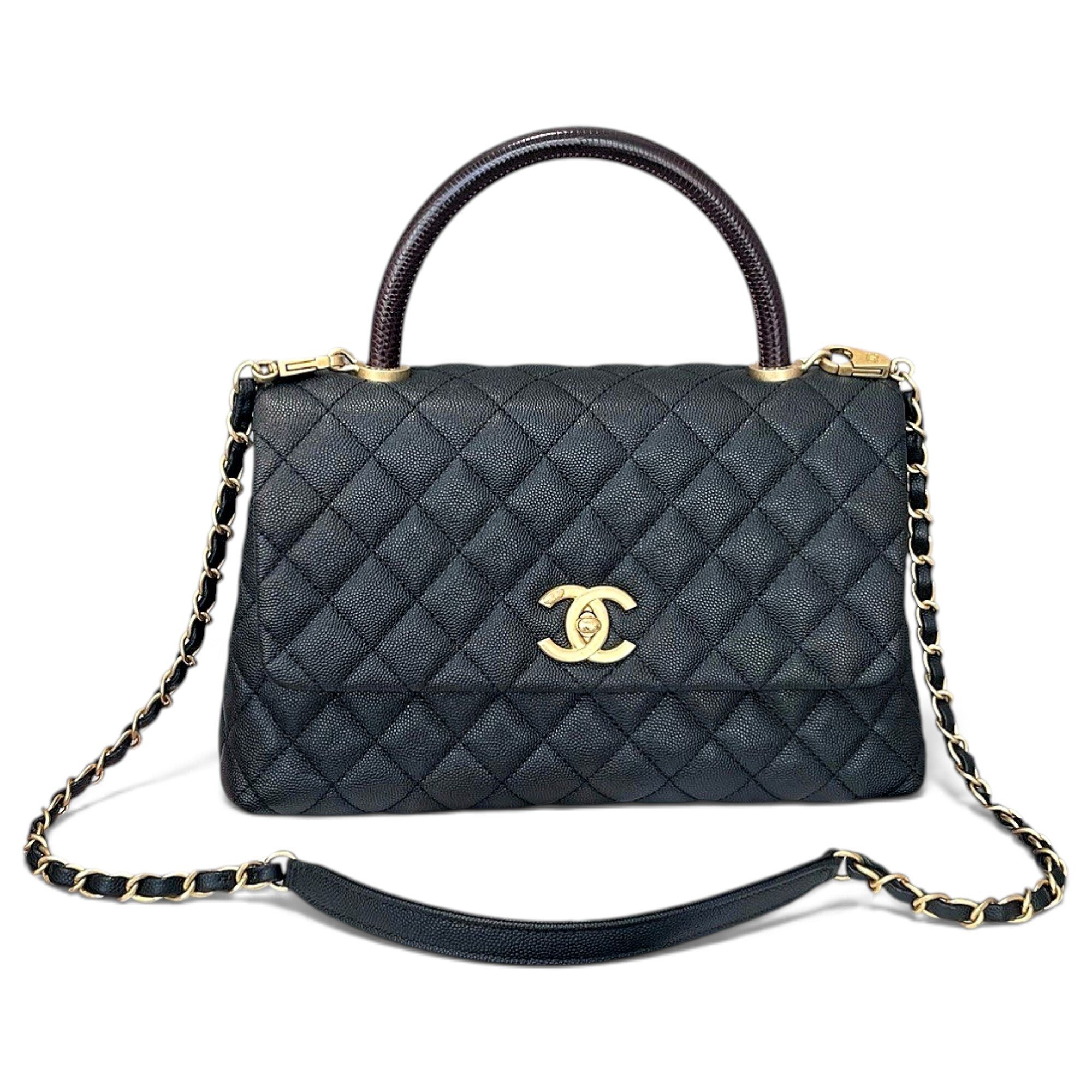 Coco Handle leather handbag