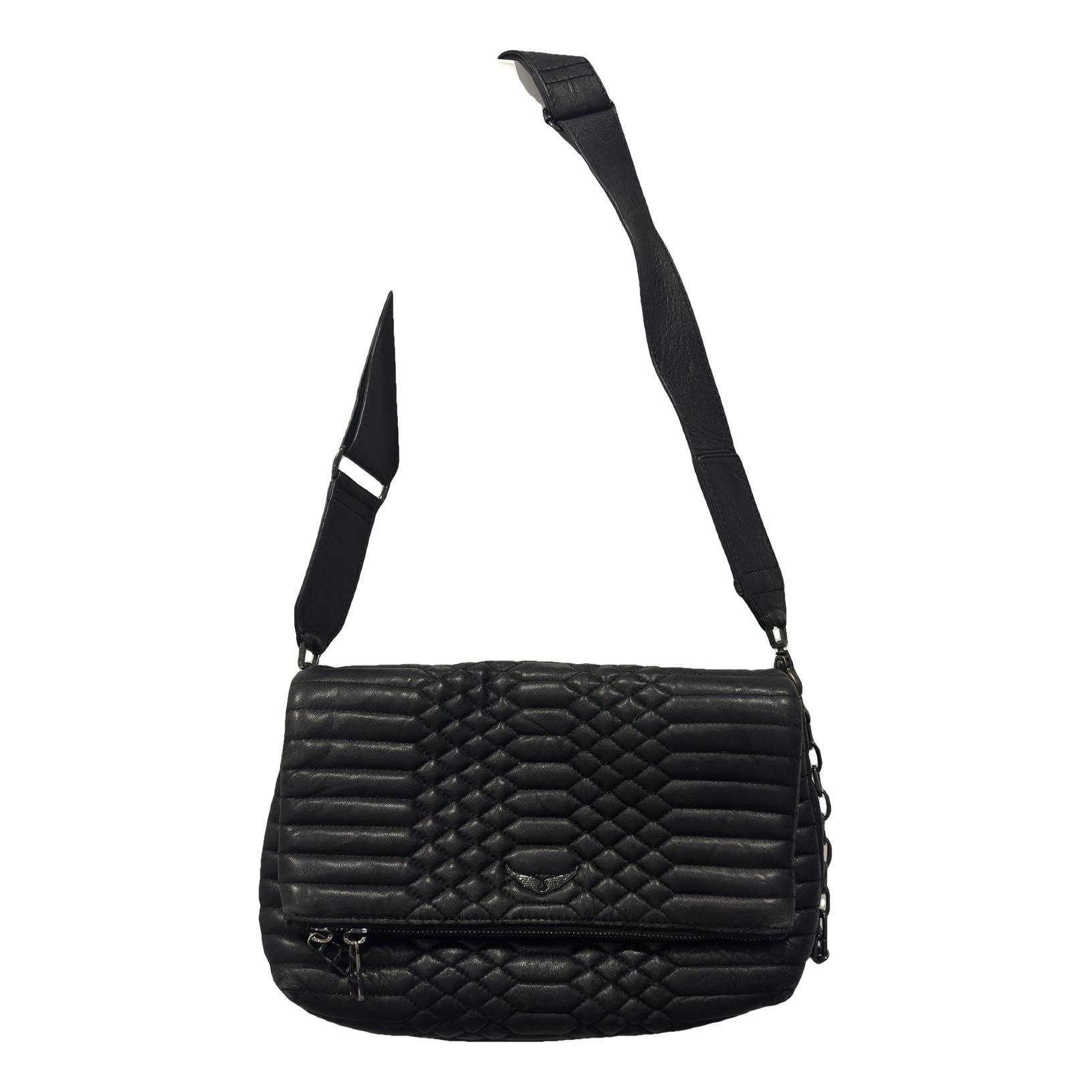 Rock leather handbag