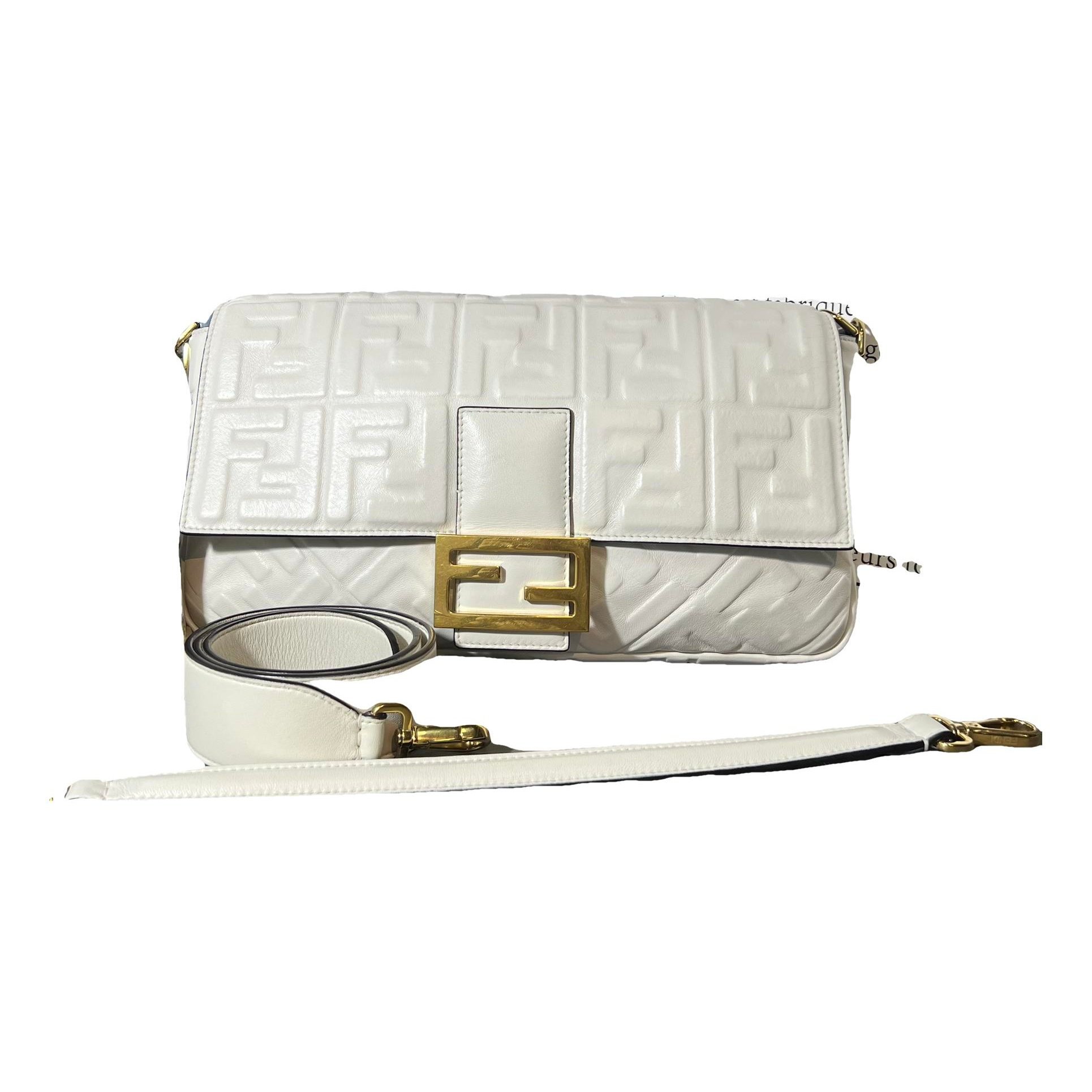 Baguette leather handbag